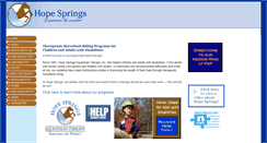 Desktop Screenshot of hope-springs.org