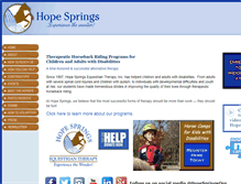 Tablet Screenshot of hope-springs.org